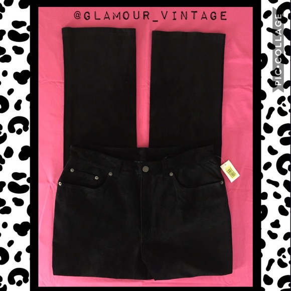Lauren Ralph Lauren Pants - 🆕 RALPH LAUREN black SUEDE pants!